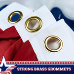 Load image into Gallery viewer, 1 Pack USA Pleated Fan Flag 1.5x3 Feet American USA Bunting Decoration 150D