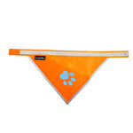 Load image into Gallery viewer, Reflective Dog Bandana Hi-Vis S Size 10 in Neck Orange