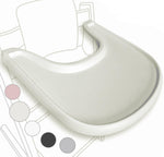 Load image into Gallery viewer, High Chair Tray Compatible with Stokke Trip Trap Chair Matte Milky Color Ergonomic Curved Design Accessory BPA Free Easy to Assemble