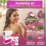 Load image into Gallery viewer, Rice Water Shampoo and Conditioner Set 16 Fl Oz Set of 2 Sulfate Free and Paraben Free Blend for Thinning Hair Volume and Thickness for Fine Hair Volumizing Salon Quality For Women and Men