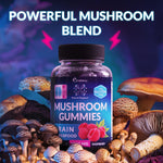 Load image into Gallery viewer, Mushroom Gummies Lion's Mane and Reishi for Cognitive Clarity 60 Gummies