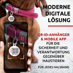 Load image into Gallery viewer, WAUDOG Long Lasting Leather Dog Collar for Large Dogs Medium & Small Dogs Adjustable Classic Puppy Collars for Large Breed Dogs Boy & Girl Dog Collars with Durable Buckle D Ring & QR Dog Tag