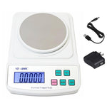 Load image into Gallery viewer, Ounce and Gram Scale 0.01g Accuracy Mass Balance Chemistry Digital Scale Electronic LCD Science Lab Laboratory Digital Scale USB Charger and AC DC Adapter Included