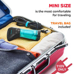 Load image into Gallery viewer, Steamer for Clothes Travel Handheld Portable Steamer for Garment and Fabric No Spitting Safe and Little Handy Compact Mini Clothing Steamer and Curtain with Accessories Black