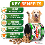Load image into Gallery viewer, Glucosamine for Dogs Hip and Joint Supplement for Dogs Glucosamine Chondroitin for Dogs Dog Joint Pain Relief MSM Hemp Advanced Support Dog Joint Supplement 170 Mobility Chews