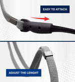 Load image into Gallery viewer, SIGONNA Eye Glasses Holder Around Neck 4 Glasses Straps for Men Women Glasses Holder Strap Retainer