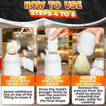 Load image into Gallery viewer, 2Pcs 160 g 5.65oz Round and Pointed Arancini Maker Molds Large Rice Mold Meat Balls Japanese Kitchen Gadgets Meatball Maker Sushi Rice Ball Maker Tool Cute Bento Accessories Rice Press Shaper