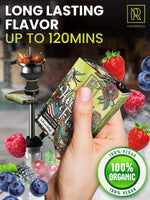 Load image into Gallery viewer, Hookah Flavor Wild Berry Herbal 1.75 oz (50 g) Hookah Shisha Tobacco Free Molasses Hookah Tobacco & Nicotine Free Shisha with Real Organic Shisha Hookah Flavors Berry Mix