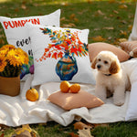 Load image into Gallery viewer, Fall Decoration Pumpkin Oil Painting Style Waterproof Throw Pillow 18 x 18 in Set of 4, Beautiful Cushion Covers for Autumn Sofa Couch Decoration, Pillow Insert Included