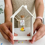 Load image into Gallery viewer, I Love You So Ducking Much Romantic Anniversary Presents for Boyfriend and Girlfriend Lovely Wish Jar with Card for Husband and Wife (Hanging in White Wood Frame I love you so ducking much)