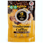 Load image into Gallery viewer, Instant Mushroom Coffee – 45 Servings Arabica Coffee with 9 in 1 Adaptogenic Mushroom Powder Blend: Lion’s Mane Turkey Tail Reishi & More Energy Boost Anti Stress Immune Support Low Caffeine No Added Sugars