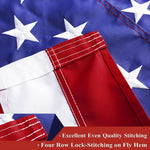 Load image into Gallery viewer, American USA US Flag 4x6 ft Deluxe Embroidered Stars Sewn Stripes Brass Grommets