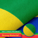Load image into Gallery viewer, G128 3 Pack: Ethiopia (Ethiopian) Flag 3x5 feet Printed 150D Indoor/Outdoor, Vibrant Colors, Brass Grommets, Quality Polyester, Much Thicker More Durable Than 100D 75D Polyester