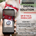 Load image into Gallery viewer, Waterproof Dog Harness Adjustable Dog Harness for Large Dogs Small and Medium Dogs Heavy Duty Dog Harness with Durable Metal Clasp and QR Dog Tag Boy & Girl Dog Harness Red (24 35in)