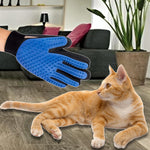 Load image into Gallery viewer, Pet Grooming Gloves Dog Brush Mitt Deshedding Hair Removal Massage Horse Pair