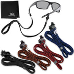 Load image into Gallery viewer, Eye Glasses String Holder Strap Eyeglass Straps Cords for Men Women Eyeglass Holders Around Neck Sunglasses String Chain Lanyard Retainer 4 Pcs Orange Blue