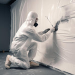 Load image into Gallery viewer, Medical Disposable Coveralls for Men Women Large Size Pack of 5 White Suit
