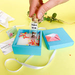 Load image into Gallery viewer, Gifts for Mom Personalized Moms Birthday Gift Future Mom to Be Gift Idea Custom Presents for Mother (Brown Bear Mama Bear Message Bottle in Teal Gift Box)
