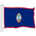 Load image into Gallery viewer, G128 Guam Guamanian Flag 3x5 Ft LiteWeave Pro Series Printed 300D Polyester Indoor/Outdoor, Vibrant Colors, Brass Grommets, Thicker and More Durable Than 100D 75D Polyester