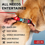 Load image into Gallery viewer, Nylon Dog Collar Size 14 23 in Neck x 1 in Wide Adjustable Dog Collar for