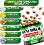 Load image into Gallery viewer, 2 Pack Dog Allergy Chews Itch Relief for Dogs Allergy Relief Anti Itch 240 Pcs
