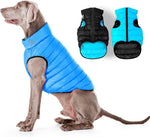 Load image into Gallery viewer, Lightweight Reversible Winter Dog Coat M Size Warm Water Resistant Windproof
