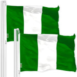 Load image into Gallery viewer, Nigeria Nigerian Flag 3x5 Ft 2Pack 150D Printed Polyester By G128