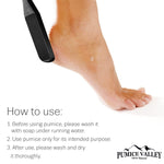 Load image into Gallery viewer, Pumice Stone Foot Scrubber Pedicure Foot File with Handle for Dry Dead Skin