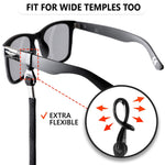 Load image into Gallery viewer, Eye Glasses String Holder Strap Eyeglass NonSlip Clip Loop 4 Pcs 27 inch Long