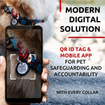Load image into Gallery viewer, Nylon Dog Collar Adjustable Dog Collar for Large Dogs Small & Medium Dogs Breakaway Puppy Collars for Large Breed Dogs Boy & Girl Dog Collars with Durable Plastic Buckle and QR Dog Tag