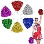 Load image into Gallery viewer, Cheerleader Pompom Dance Party Accessories 6Pcs Party Dress Cheerleading Gifts Cheer Gifts Party Set Dance Costume for Graduation Noise Makers and Sporting Events Makers Pink Cheer Pom Poms