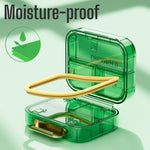 Load image into Gallery viewer, Medicine Pill Organizer Green Pill Container Small Pill Box 7 Compartments
