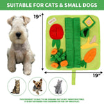 Load image into Gallery viewer, Snuffle Mat for Small Dogs Cats 19x19 inch Soft Foraging Mat for Rabbits Washable Anti Slip Perfect for Bunnies Guinea Pigs & Hamsters Sniff Puzzle Toy for Puppies (Medium)
