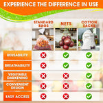Load image into Gallery viewer, 2Pcs Potato and Onion Storage Bags Vegetable Storage Bags Onion Storage Bag Potato Storage Bag Onion and Potato Storage Bags Reusable Produce Bags Washable Storage for Onions and Potatoes