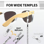 Load image into Gallery viewer, Glasses Strap String Holder 3 Pcs Terylene Eyeglasses Strap Cords NonSlip Tips
