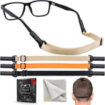 Load image into Gallery viewer, Glasses Strap Holder 3 Pcs Adjustable Eyeglasses Cord Lanyards No Tail L 15 inch