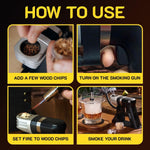Load image into Gallery viewer, Smoking Gun Wood Smoke Infuser Birner PRO Starter Kit 11 PCS Smoker Machine with Accessories and Wood Chips Cold Smoke for Food and Drinks Gift for Man