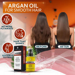 Load image into Gallery viewer, Moroccan Argan Oil Serum 2 Fl Oz Frizz Control Hair Care Moisturizer Treatment