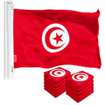 Load image into Gallery viewer, Tunisia Tunisian Flag 3x5 Ft 10Pack 150D Printed Polyester By G128