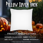 Load image into Gallery viewer, G128 Halloween Decoration Ghost Spooky Waterproof Throw Pillow Covers 18 x 18 In Set of 4, Beautiful Cushion Covers for Halloween Sofa Couch Decoration