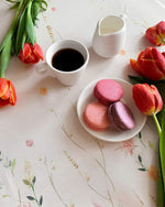 Load image into Gallery viewer, Turkish Floral Color Round 60 inch Diameter Tablecloth Non Iron Stain Resistant