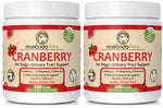 Load image into Gallery viewer, Cranberry for Dogs in Powder Urinary Tract Health Dog UTI Bladder Support Bladder Stones Incontinence Support Cranberry Supplement Bacon Flavor (2 Pack 200 Scoops)