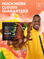 Load image into Gallery viewer, Black Mango Hookah Flavors Mango 3.5 ounce Tea Leaves Juicy Mango Herbal 100 Gram Hookah Shisha Tobacco Free Hookah Tobacco & Nicotine Free Shisha with Real Organic Shisha Hookah Flavors Mango Fruit