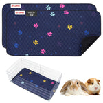 Load image into Gallery viewer, Washable Guinea Pig Cage Liners for C&C 2x4 Fast Drying Leakproof 57 x28 inch Absorbent Rabbit Bedding for Indoor Non Slip Mat for Under Dog Crate & Floor Waterproof Puppy Pads & Blankets