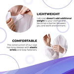 Load image into Gallery viewer, Disposable Lab Coat Large Size 35 GSM PP White Lab Jacket for Adults 1 Pack