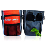 Load image into Gallery viewer, Dog Treat Pouch Orange Belt Clip or Shoulder Carry Dog Treat Training Bag