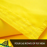Load image into Gallery viewer, G128 Gadsden Don't Tread On Me Flag 20x30 In Double ToughWeave Series Double Sided Embroidered 210D Poly Historical Flag, Embroidered Design, Indoor/Outdoor, Brass Grommets, Heavy Duty, 3ply