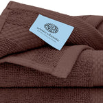 Load image into Gallery viewer, Luxury Brown Bath Towel 8 Piece Set Combed Cotton Hotel Quality Brown Towels Set