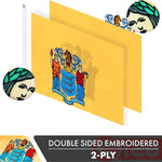 Load image into Gallery viewer, New Jersey NJ State Flag 3x5 Ft 3Pack Doublesided Embroidered Polyester By G128