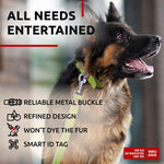 Load image into Gallery viewer, Long Lasting Leather Dog Collar 15 20 in Neck x 1 inWide for Large Medium